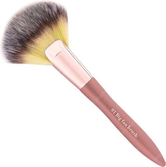 Cent Pur Cent Big Fan Brush 01 - Rosé - Bronzerkwast