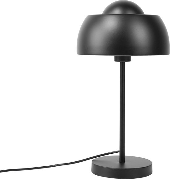 Beliani senette - tafellamp-zwart-metaal