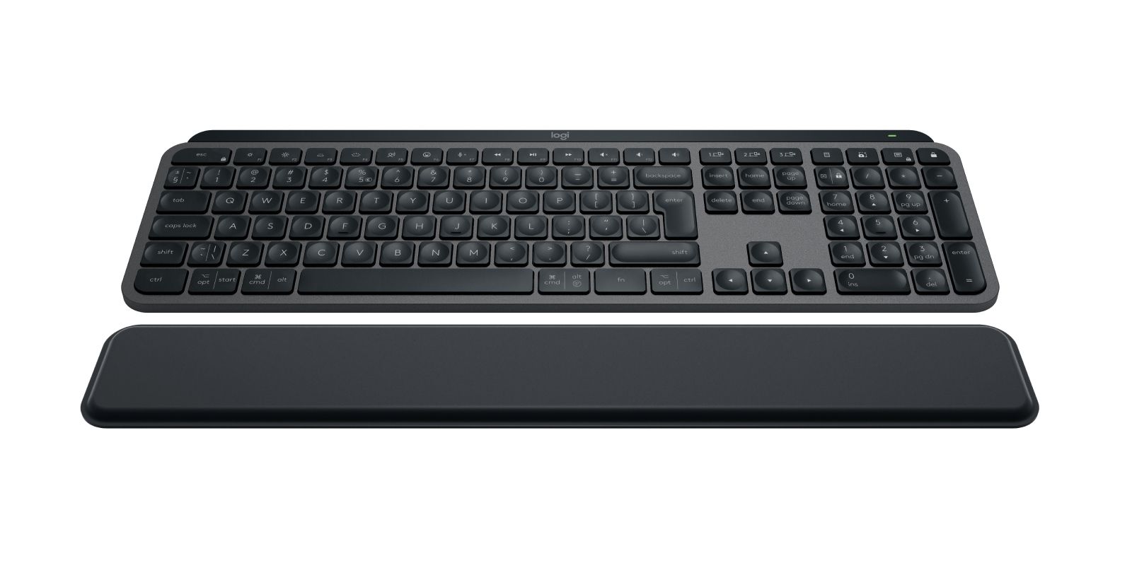 Logitech MX Keys S - Draadloos Bluetooth QWERTY US International Toetsenbord - Grafiet