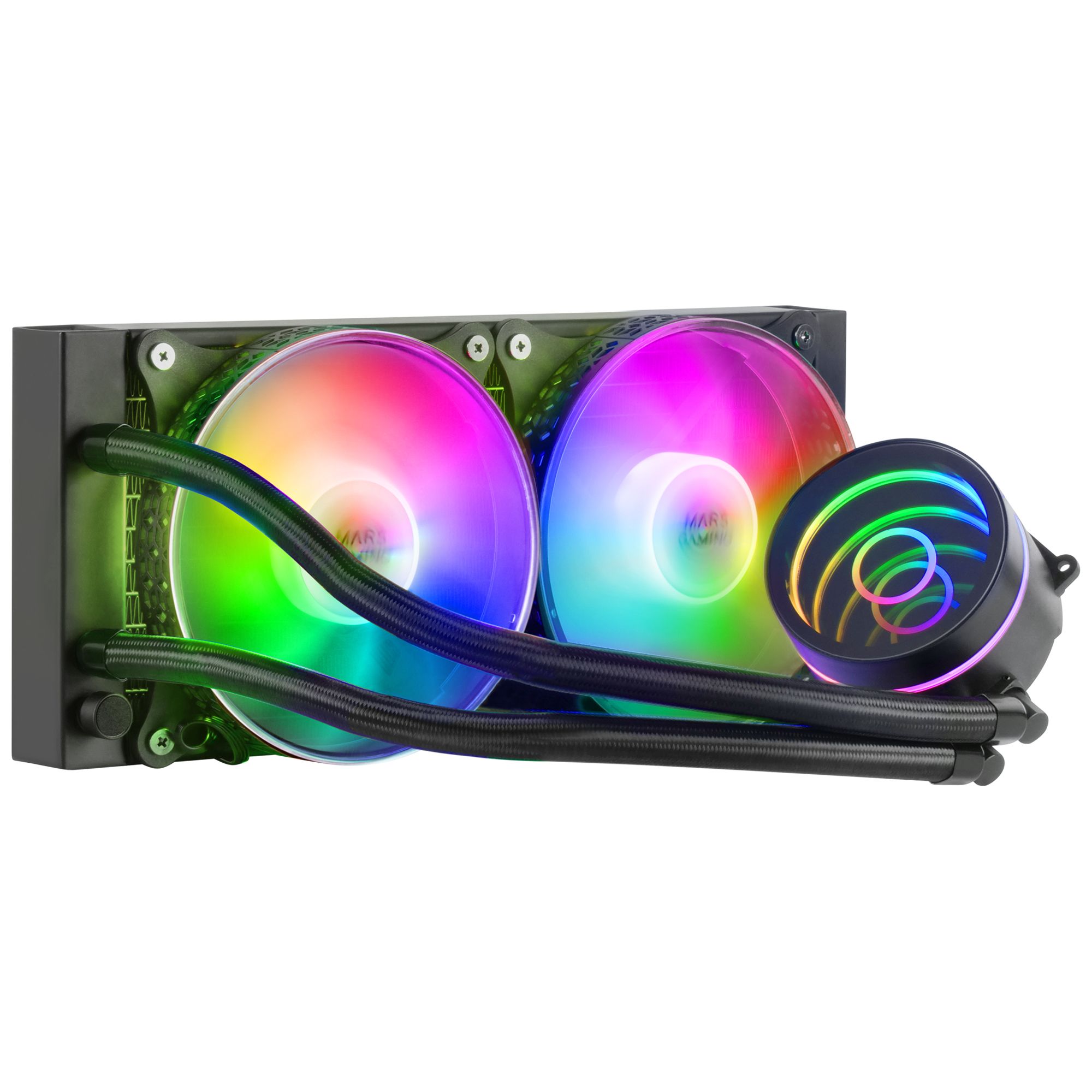 Mars Gaming ML-ONE240 - 240mm Liquid CPU Cooler - Black