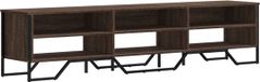 vidaXL Meuble TV - 180x34x41 cm - Bois - Chêne Brun
