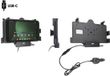 Brodit houder met sigarettenaanstekerlader voor Samsung Galaxy Tab Active3/Active5 met USB A/C poort