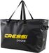 CRESSI Gavone Black - Ruime waterdichte tas van zwart pvc-zeil