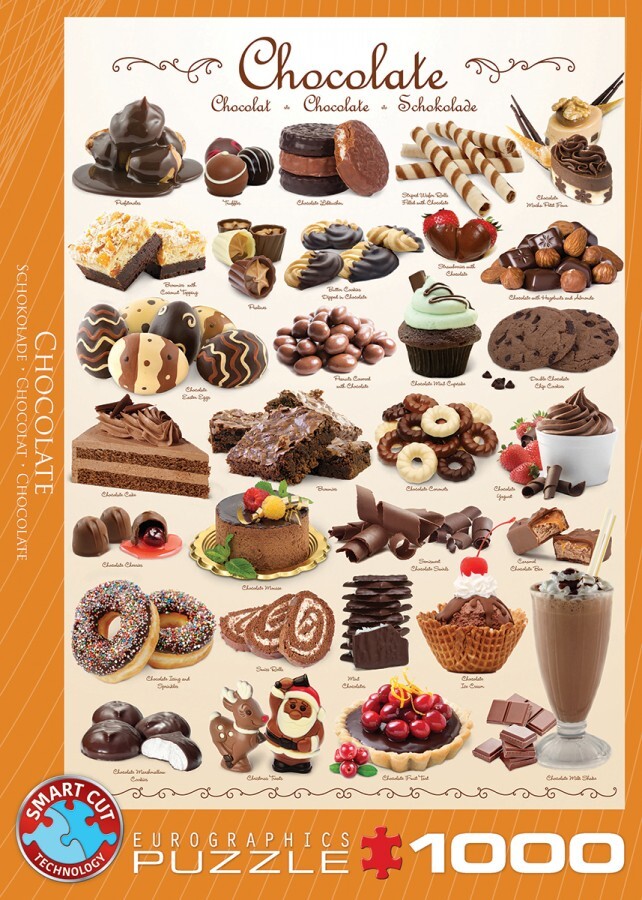 Eurographics Puzzel chocolade