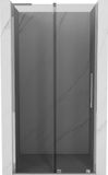 Mexen Velar L schuifdouchedeur 120 cm, grafiet, chroom