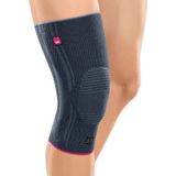 medi Genumedi Kniebrace | Extra breed | Maat: 4 | Met aangename patellaring | Kleur: Zilver