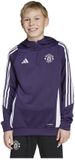 Adidas Manchester United Tiro 25/26 Competition Training Hoodie Paars 9-10 Jaar Jongens/Meisjes