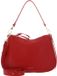 Coccinelle Leren schoudertas Nory Shoulderbag Scarlet rood