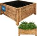 KOTARBAU® Jardinière en bois, bois de pin, 60 x 60 x 30 cm, rustique