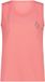 CMP Vrouwelijke tanktop met print, Koraal, Maat L, Polyester, Mouwloos, Ronde hals, Heuphoogte, Sportmode, Herfst/Winter 2026