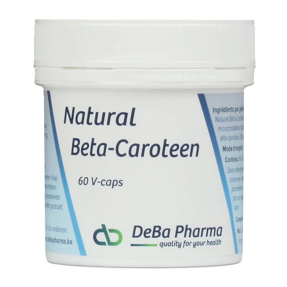 DeBa Pharma Deba Pharma Natural Beta-Caroteen 7.2mg 60 capsules