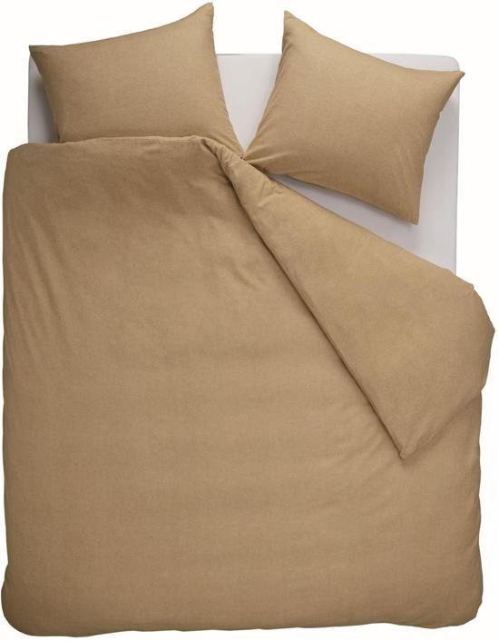 Beddinghouse Frost Flanellen Dekbedovertrek 2 persoons - 200x200/220 cm - Goud