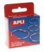 UMEC Apli 000451 metalen ring om te openen, 20 mm, zilver, 20 stuks