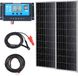 VEVOR 200W Zonnepaneel Set van 2 12V Monokristallijne Zonnemodule Plus Laadregelaar 16,66A