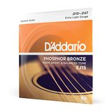 D'Addario EJ15 Fosforbronzen Akoestische Gitaarsnaren Extra Light 10-47