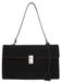 Lux Sac à main élégant pour femme en cuir suédé de haute qualité, avec fermeture à bouton-pression. Fabriqué en Italie