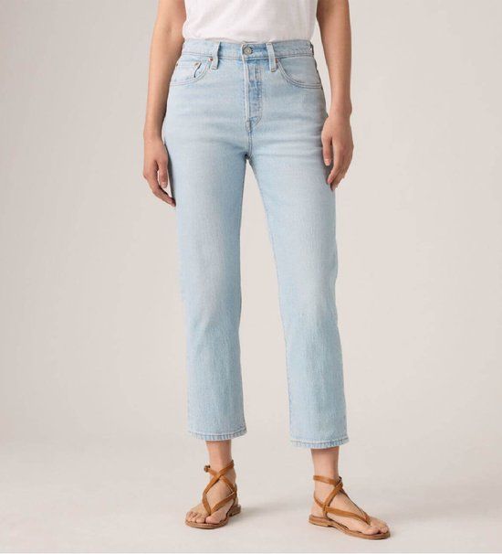 Levi's 501 Crop Jeans - Wow Me Over - 26W / 30L