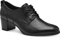 Tamaris Dames Trotteur 1-23307-42 001 zwart Leer Maat: 41 EU