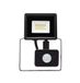 WatioWave LED-projector, C/sensor, zwart, 10 W, 6000 K