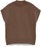 Vero Moda Trui Vmelly Sl Loose Highneck Pullover B 10347192 Cocoa Brown Dames Maat - S