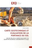 CARTE Editions Universitaires Europeennes Carte Geotechnique Et Evaluation de la Portance Du Sol