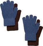 Celavi Kinderhandschoenen - 2-pack - Magic - Chinees Blauw - Maat M (3-6 jaar)