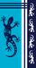 Miracle Home. Hagedissen-handdoek van 100% Egyptisch katoen, 90 x 165, blauw, 12024