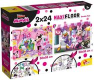 Lisciani Disney Puzzel Maxifloor 2 x 24 Minnie
