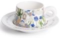 Omgoods - Mug en céramique avec motif floral 270ml