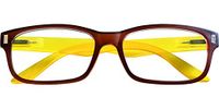Prontoleggo Prontoleggo Mod. Dandy bruin/geel - dioptrieën +2,00