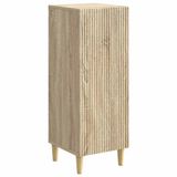 vidaXL Dressoir Sonoma Eiken 33 x 34,5 x 90 cm Bewerkt hout