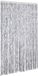 vidaXL Rideau anti-mouches 118x220 cm chenille blanc et gris