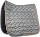 HKM Rosegold Glamour Style tapis de selle, gris/rosé, dressage