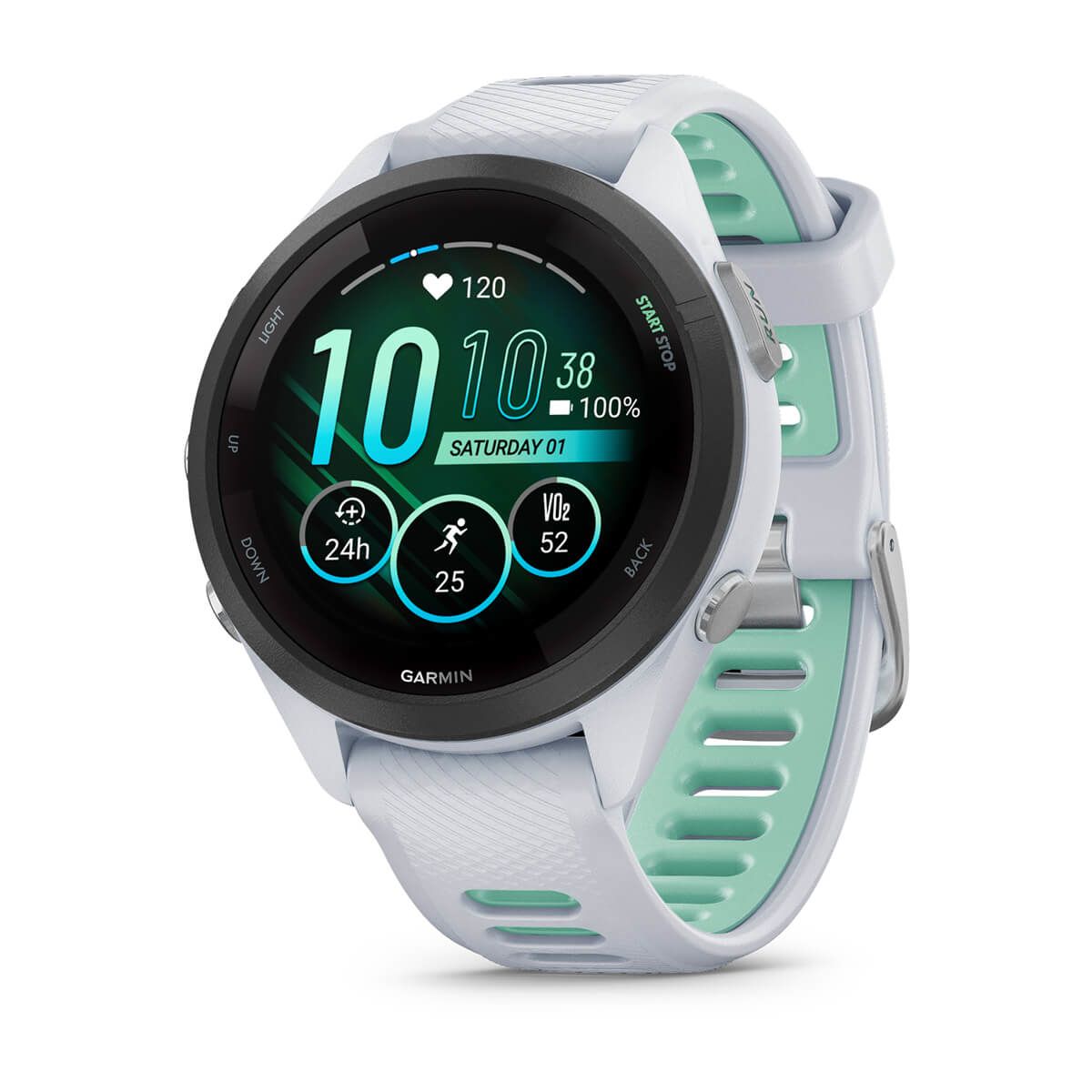 Garmin Forerunner 265S - Sport Watch - AMOLED - GPS - 42mm - Zwart/Wit