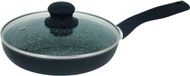Kinghoff koekenpan KH-3957 - Ø24 cm - Zwart - Aluminium - Inclusief glazen deksel