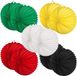 Boland Lampionnen van papier - rond - set van 20x stuks - Dia 22 cm - Versiering - mix van 5 kleuren
