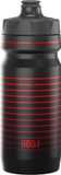 BBB Cycling AutoTank Bidon Racefiets - Inhoud 550 ml - Drinkbus Fiets met AutoClose ventiel - Zwart/Rood gestreept - BWB-11