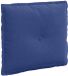 vidaXL Rugkussen Politieblauw 50 x 45 cm Corduroy stof