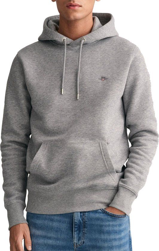 Shield Hoodie Heren - Maat M - Grijs