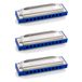 Hohner Penta Harp pack débutant harmonica C-A-G (Do-La-Sol)