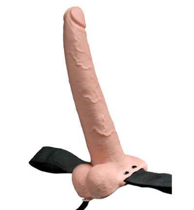 Fetisch Fantasy Series Holle Vibrerende Strap-On 23 cm - Light (1ST)