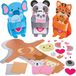 Baker Ross FN403 Knuffelkaart voor mama en baby - 5 stuks, Moederdag knutselpakket voor kinderen