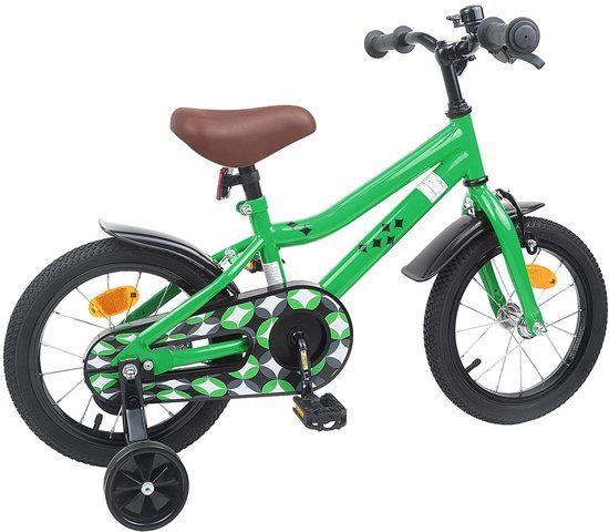 vidaXL Kinderfiets 16 Inch Groen