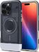 Spigen Classic C1 MagFit Hoesje Geschikt voor Apple iPhone 16 Pro - Compatibel met MagSafe - Retro Back Cover - Graphite