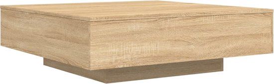 vidaXL Salontafel 100x100x31 cm Sonoma Eikenhout