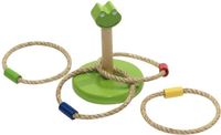 Inspirion Crazy loop kikker ringspel - hout - ringen gooien - speelgoed voor kinderen