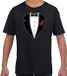 Bellatio Decorations Maffiabaas / gangster pak zwart shirt voor kinderen - Gangsters verkleedkleding 146/152
