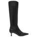 Steve Madden Davis suèdelook laarzen met hak - zwart