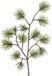 Boltze Home Decoratietak Groen Dennen Kunstplant 55cm Kerstdecoratie