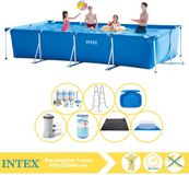 Intex Rechthoekig Frame Zwembad - 450 x 220 x 84 cm - Blauw